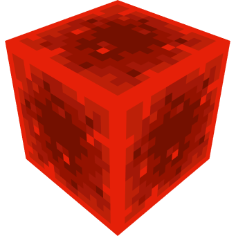 A redstone block.