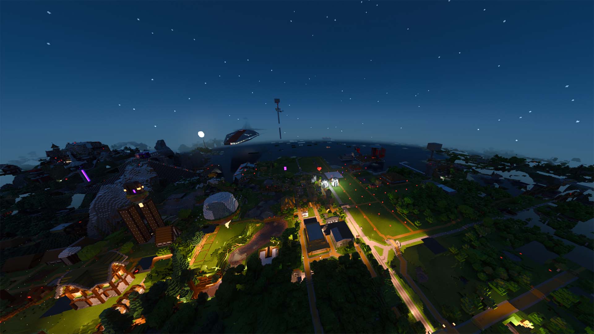 A landscape view of Team Firestorm's territory.